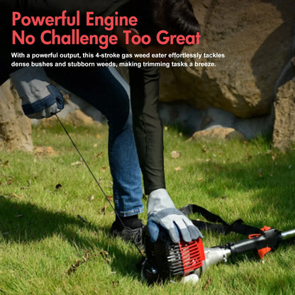 4-Stroke Gas Weed Eater 15lb 13 in