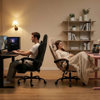 Computer Office Chair with Comfy Fabric