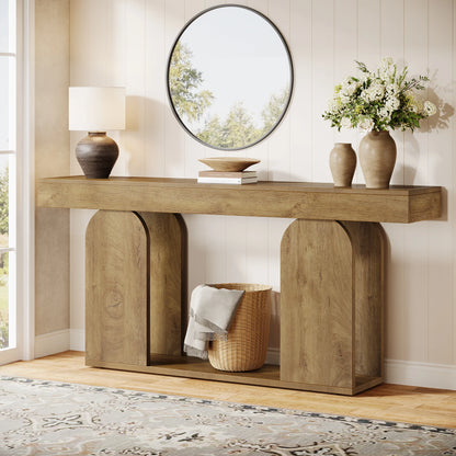 Entryway Accent Table with U-Shaped Base