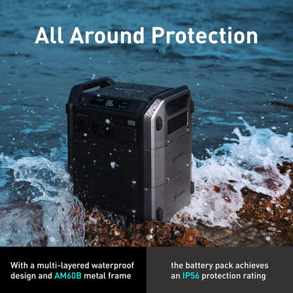 Portable Power Station Cube 1000, 2200W AC Outlets