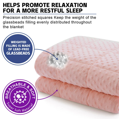 Soft Weighted Throw Blanket for All Seasons