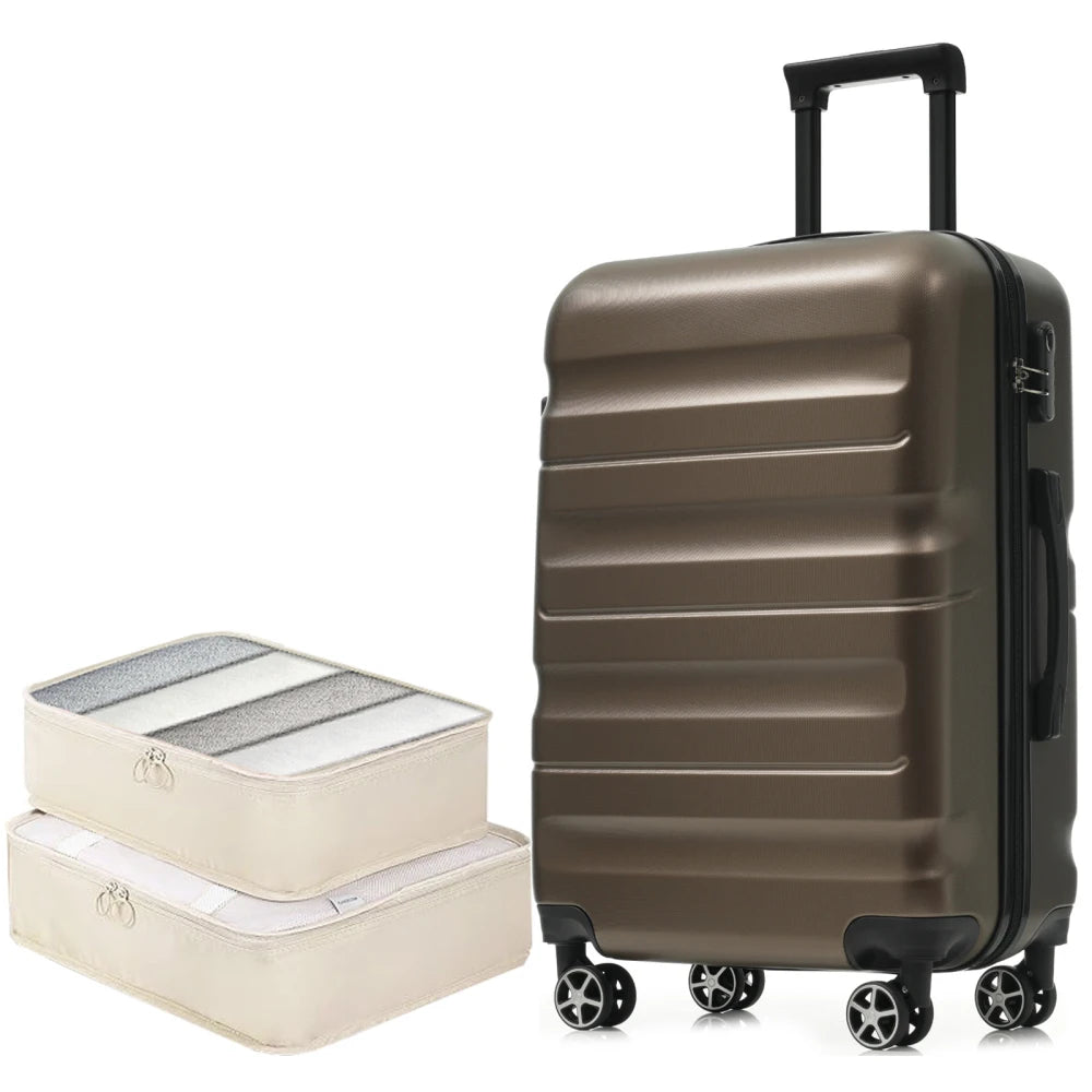 6-Piece ABS Hard-Shell Luggage Set