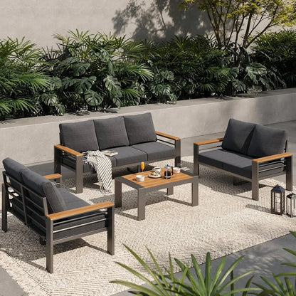 Outdoor Patio Furniture Set, with Coffee Table