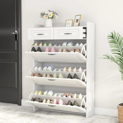 3 Flip Drawer & 2 Storage Drawer Cabinet