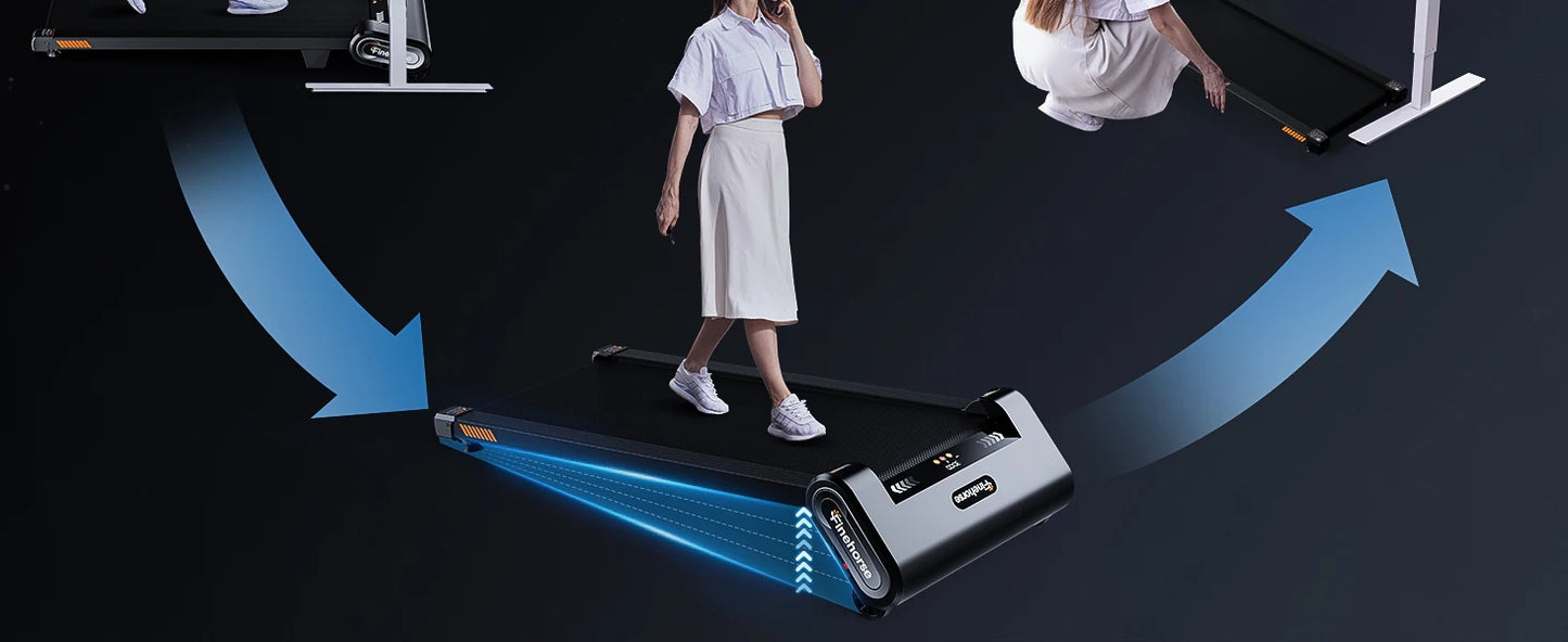 13% 6-Level Walking Pad with Auto Incline