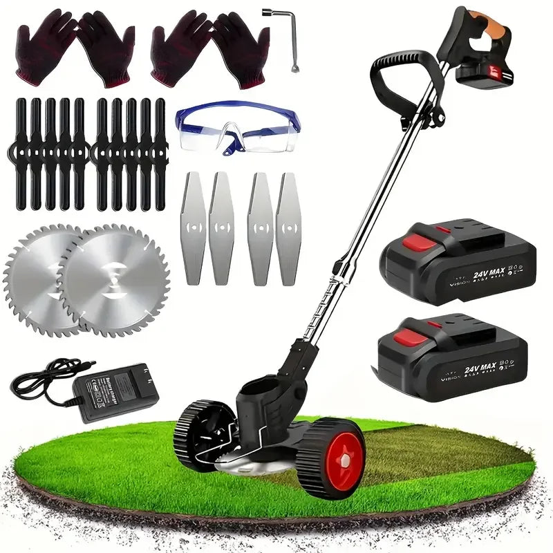 Cordless Lawn Trimmer Weed Wacker Lawn Mower