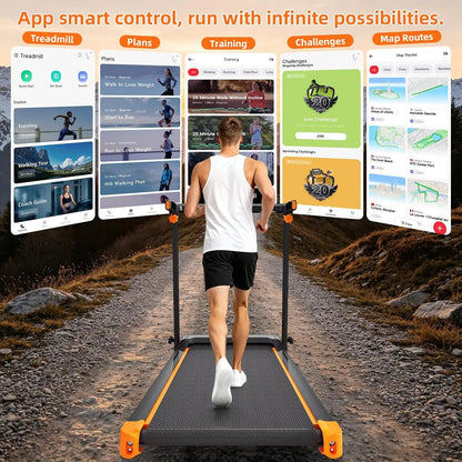 12% Incline, 3-in-1 Foldable Treadmills