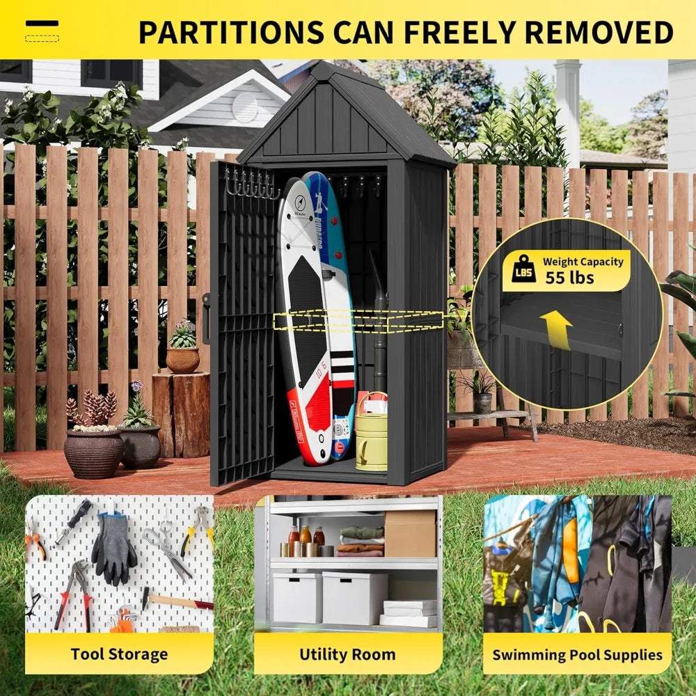 Outdoor Large Capacity Storage Shed