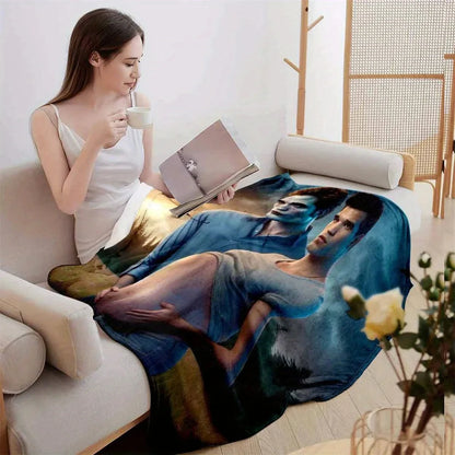 Twilight Saga Edward Bella Throw Blanket