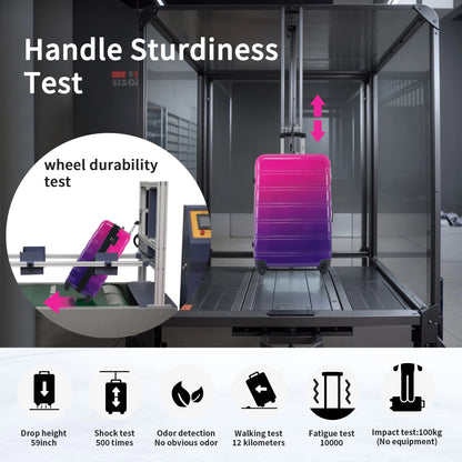 3 Piece  Hard-Shell Luggage Set