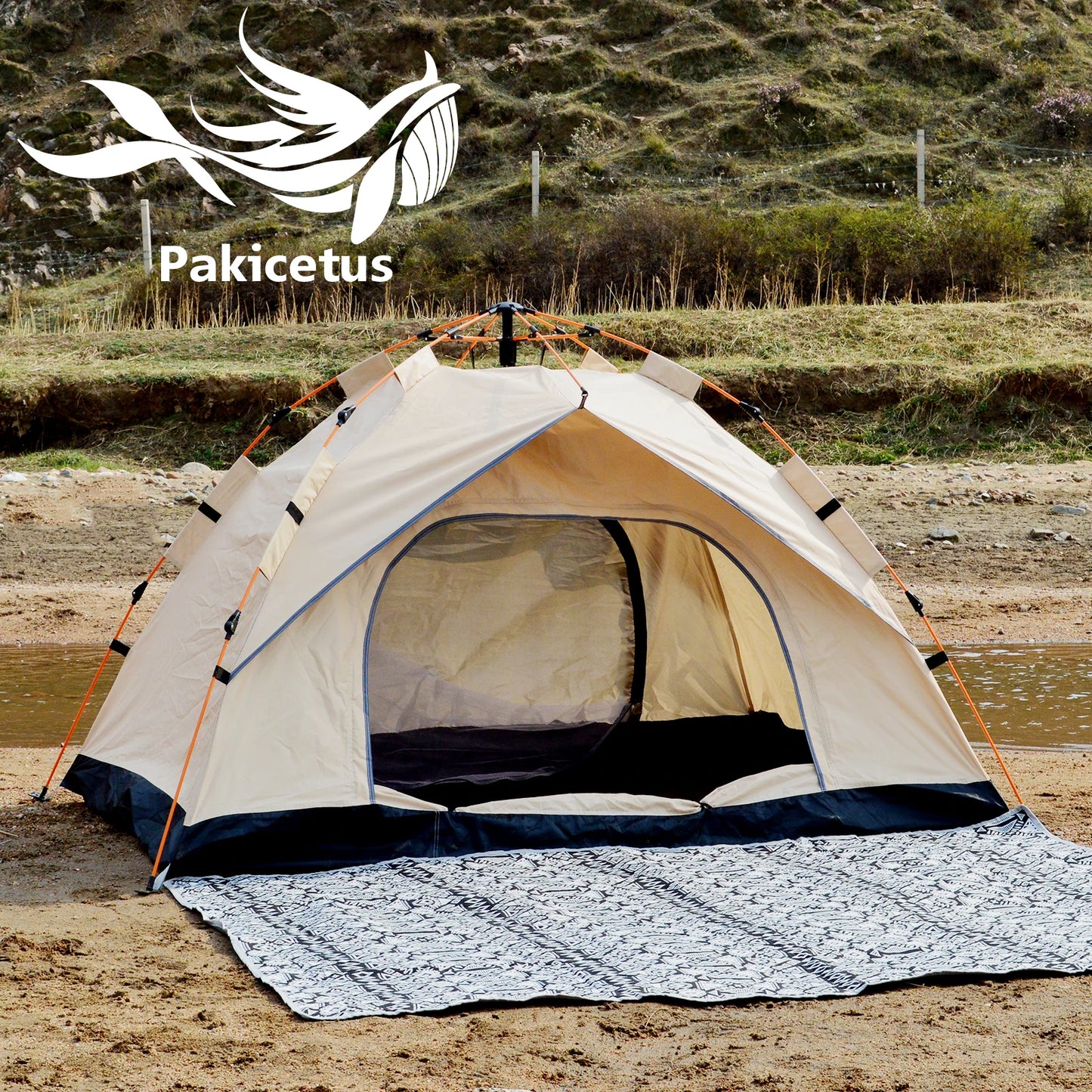 Easy to Assemble Portable 3-4 Person tent