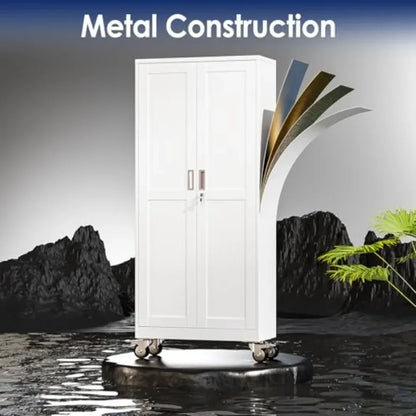Rolling Metal Garage Storage Cabinet