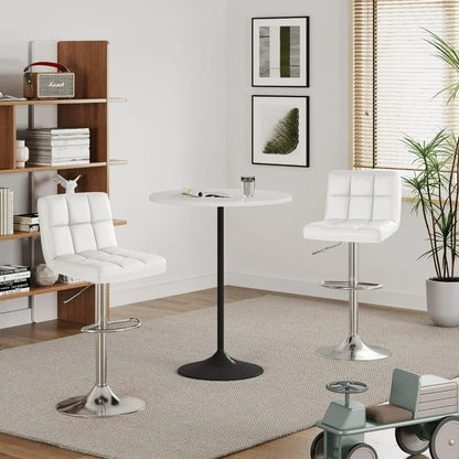 Pu Leather Swivel Adjustable Hydraulic Bar Stool