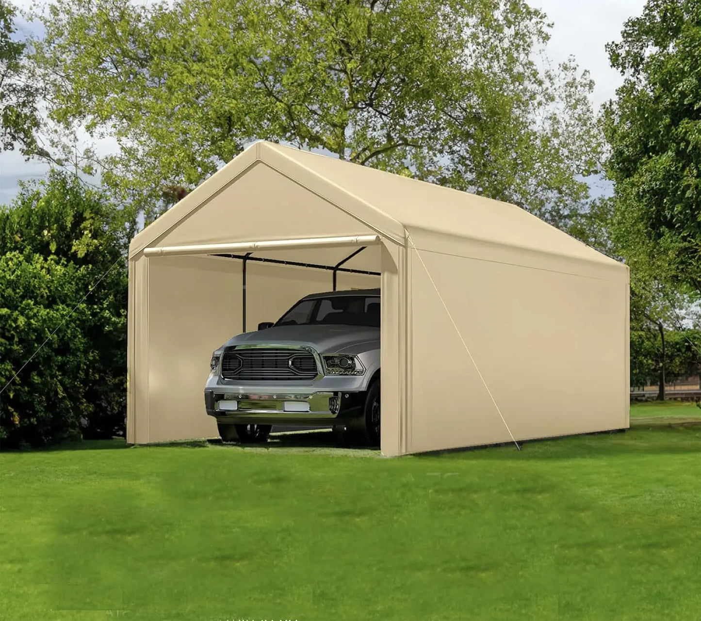 Carport 10x20 Ft Heavy Duty Canopy Steel Storage