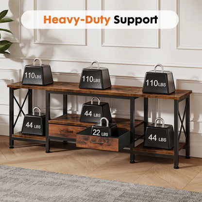 TV Stand For 70/75 Inch TV W/Drawers