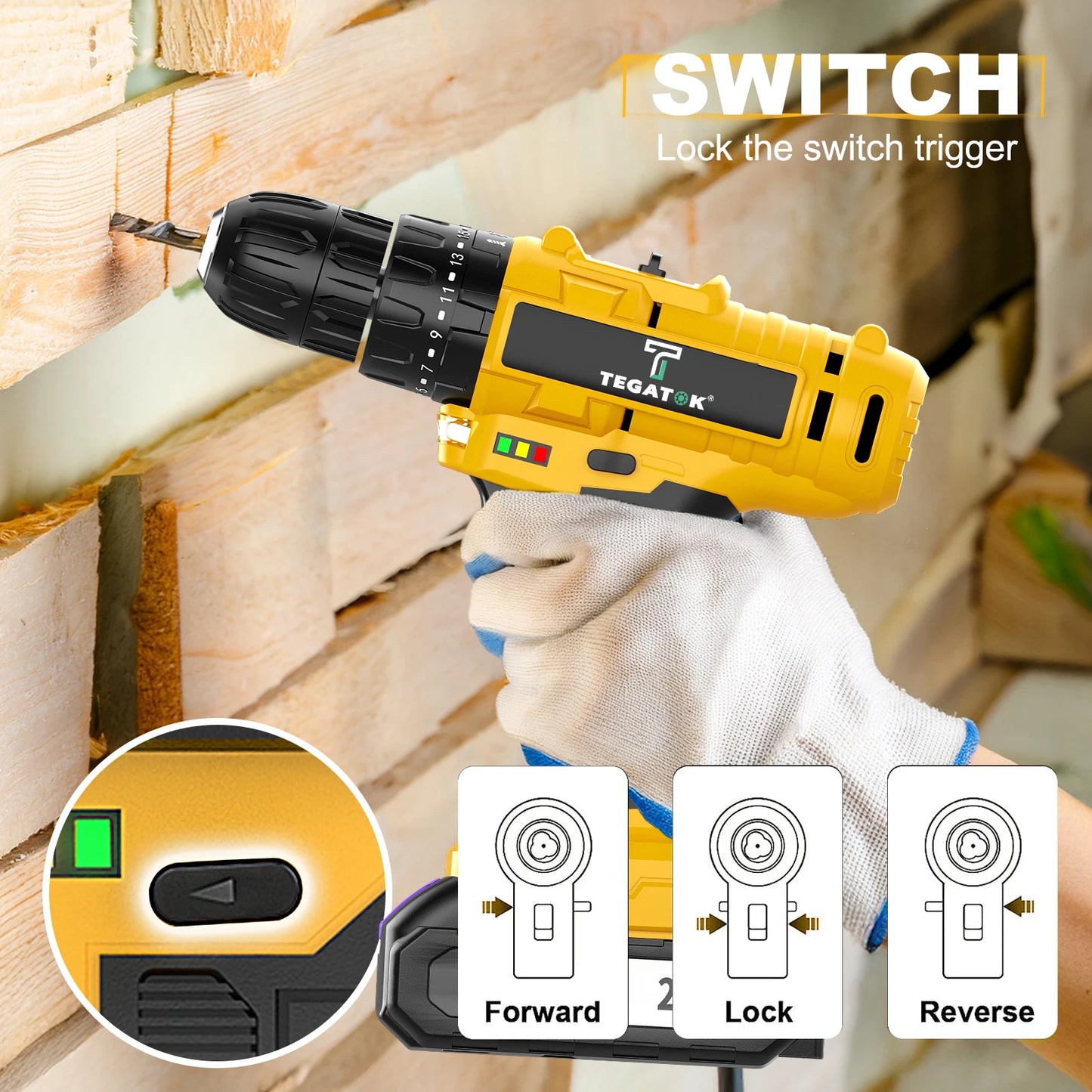 Household DIY Impact Drill 20V