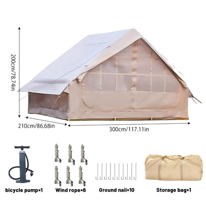 4-6 Person Outdoor Family Luxury Inflatable Tent