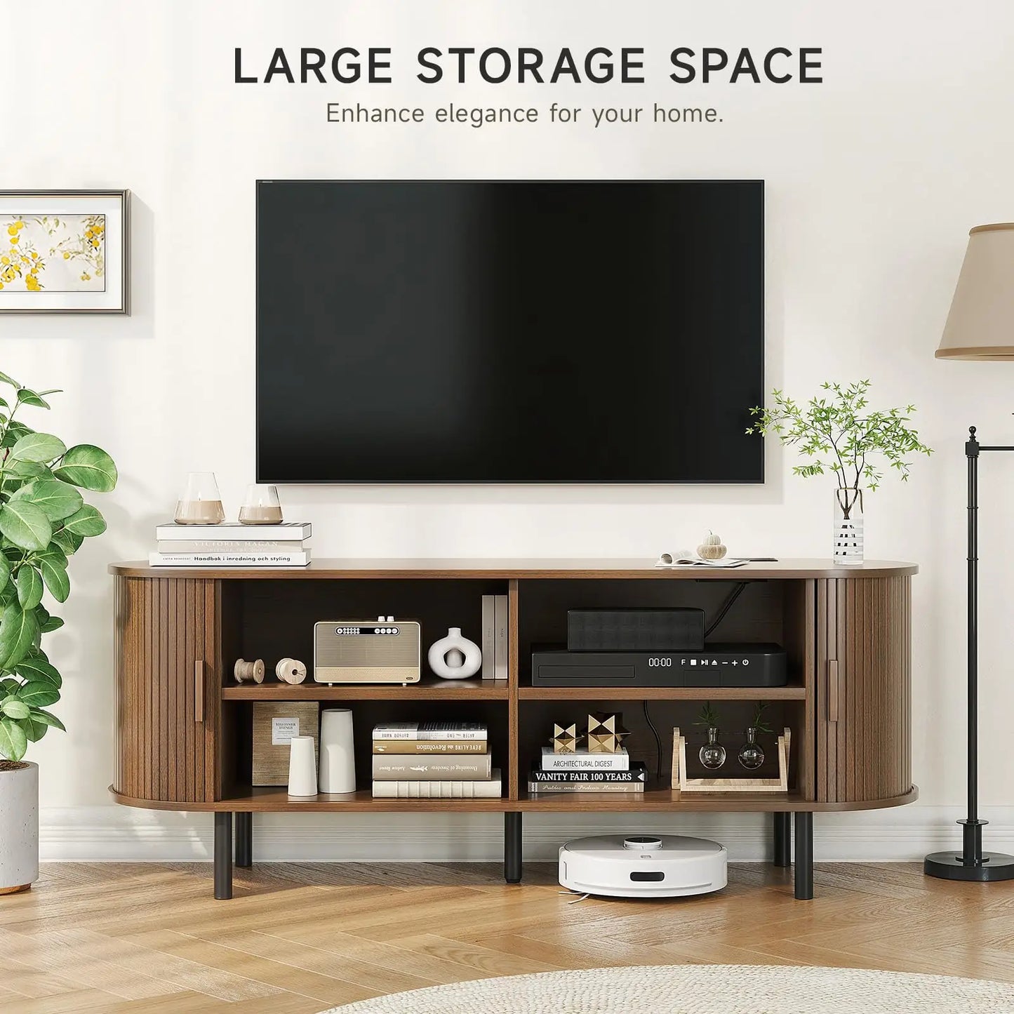 60/70" TV Stand with Power Outlets