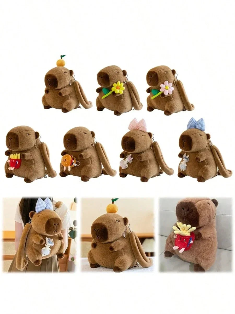 Capybara Plush Backpack