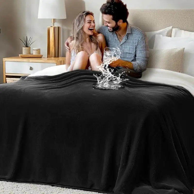 Water Resistant Blanket for Bed or Sofa