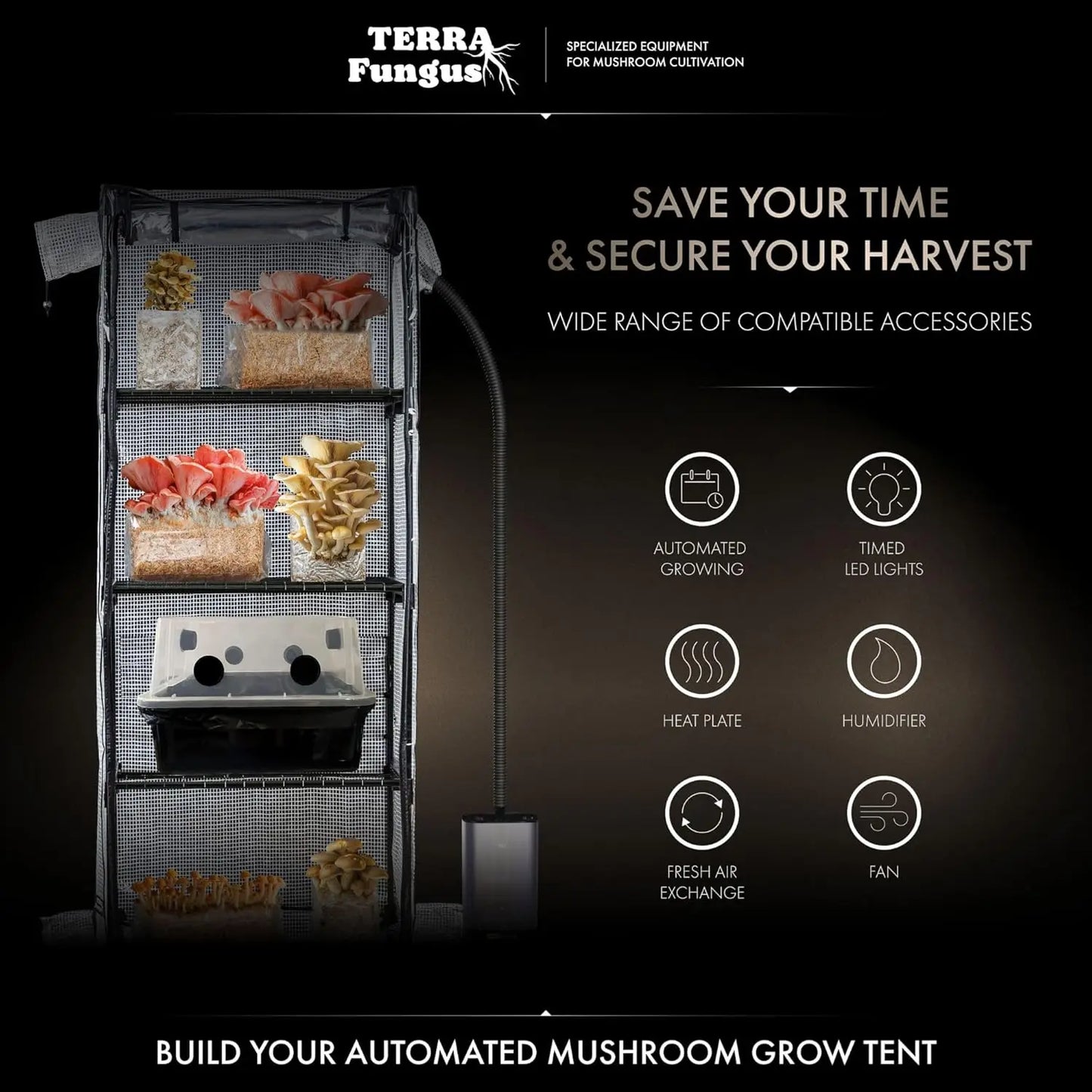 Portable Indoor Greenhouse Cabinet for Plants Cultivation