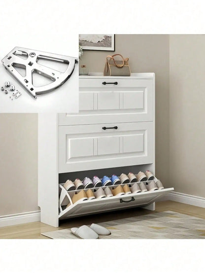 Rotating Shoe Cabinet Space-Saving