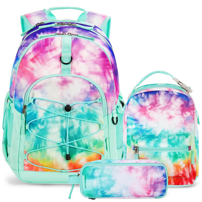 Girls School Backpack with Lunch Box