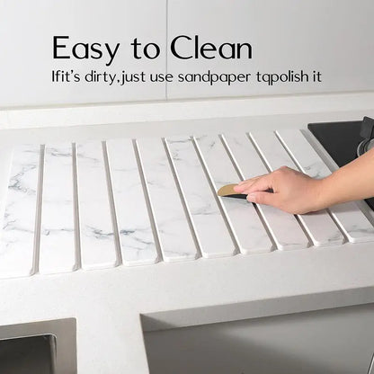 Diatomaceous Non-Slip Foldable Absorbent Mat