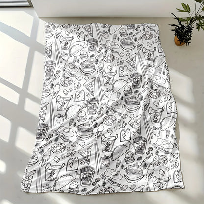 Soft All-Season Throw Flannel Blanket