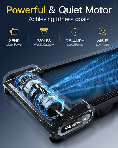 13% 6-Level Walking Pad with Auto Incline