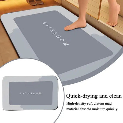 Diatomaceous Absorbent Bath Mat