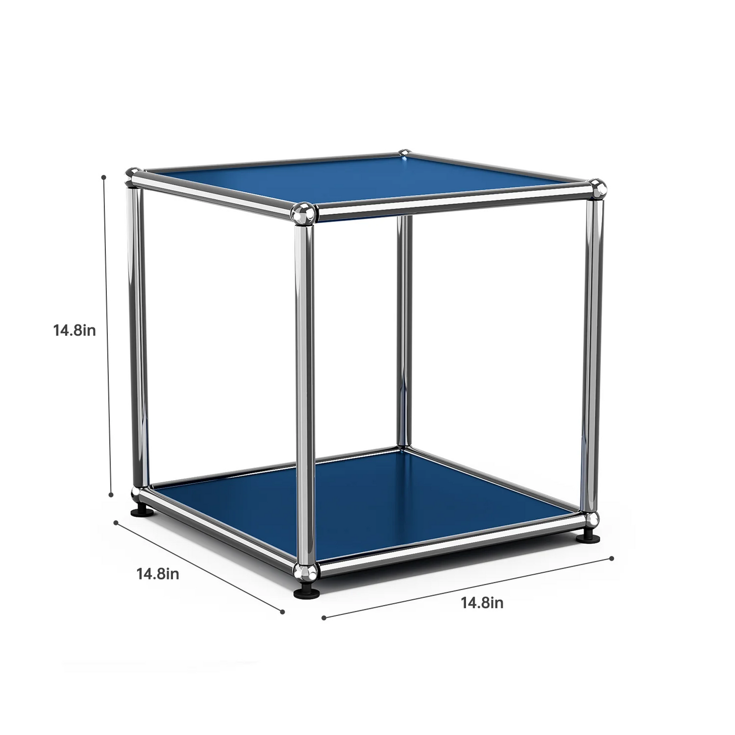Modern Modular Metal Storage Cabinet Freestanding Organizer