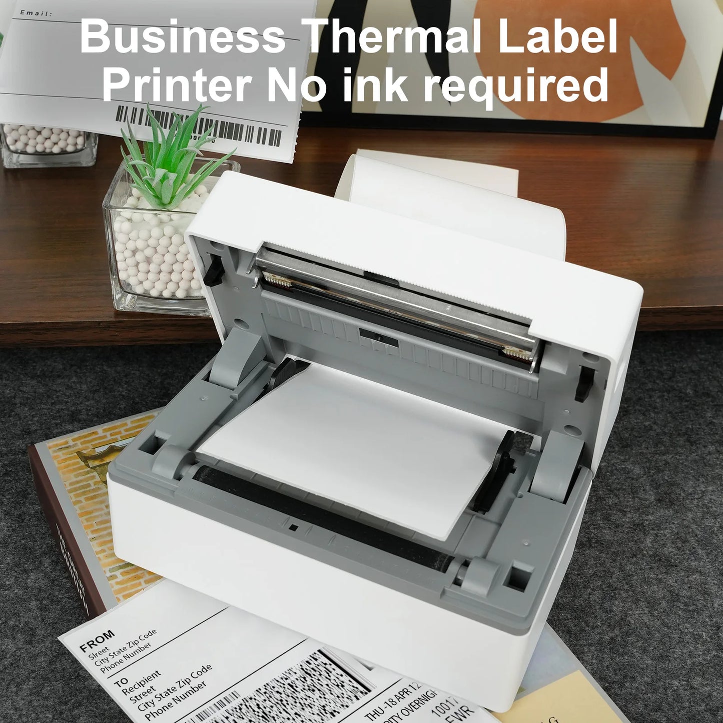 Thermal Label Printer No Ink Required 203DPI