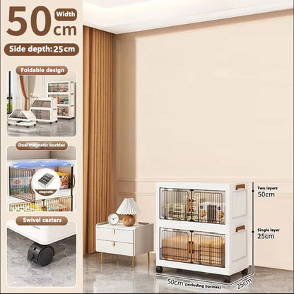 Foldable Plastic Storage Cabinet
