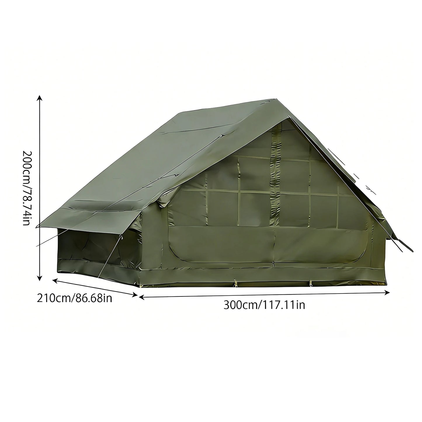 Large Inflatable Camping Tent with Skylight
