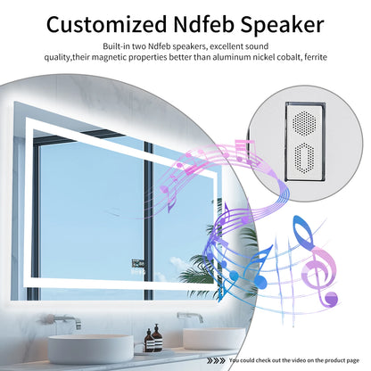 Dimmable LED Bathroom Vanity Mirror