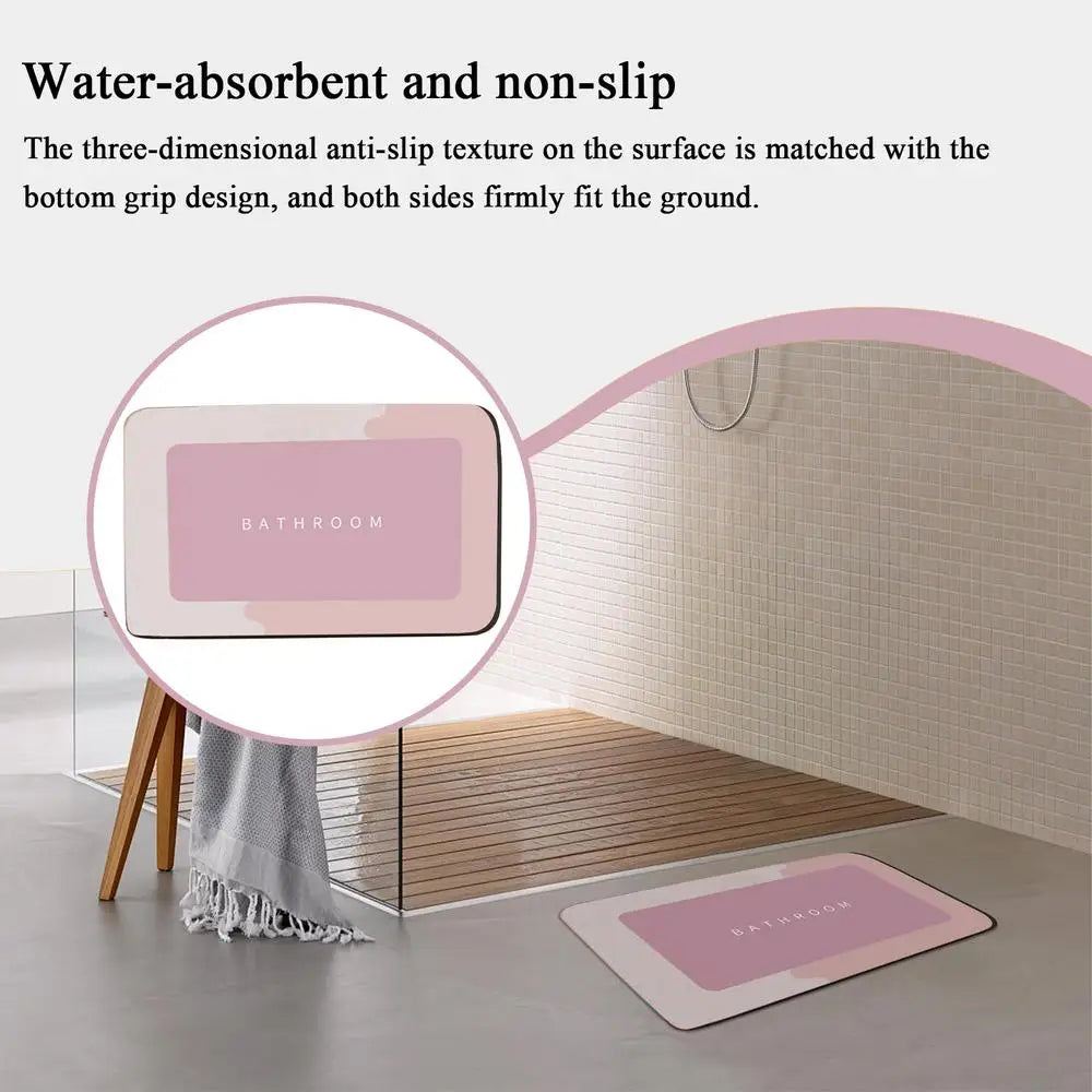 Diatomaceous Absorbent Bath Mat