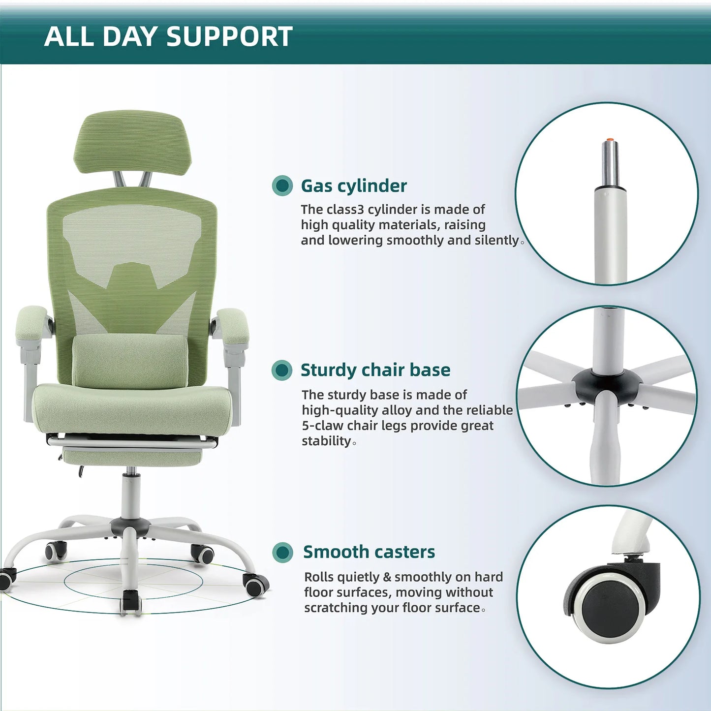 Ergonomic Reclining / Rocking Gaming Chair