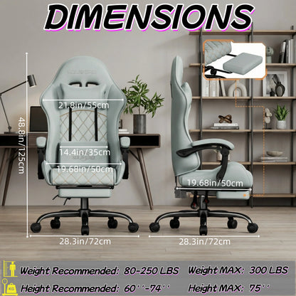 Computer Office Chair with Comfy Fabric