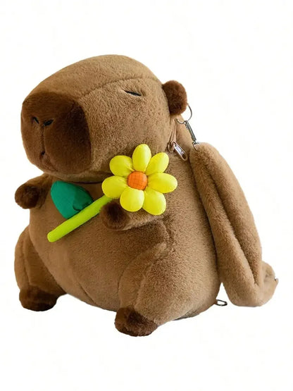 Capybara Plush Backpack