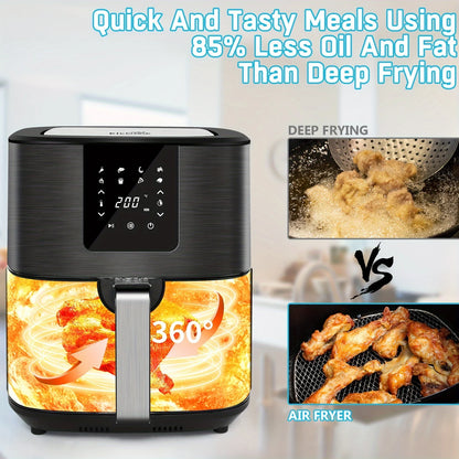 7Qt Air Fryer with 8 Presets 1500W