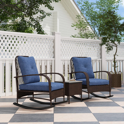 Rocking Chair Patio Furniture W / Table