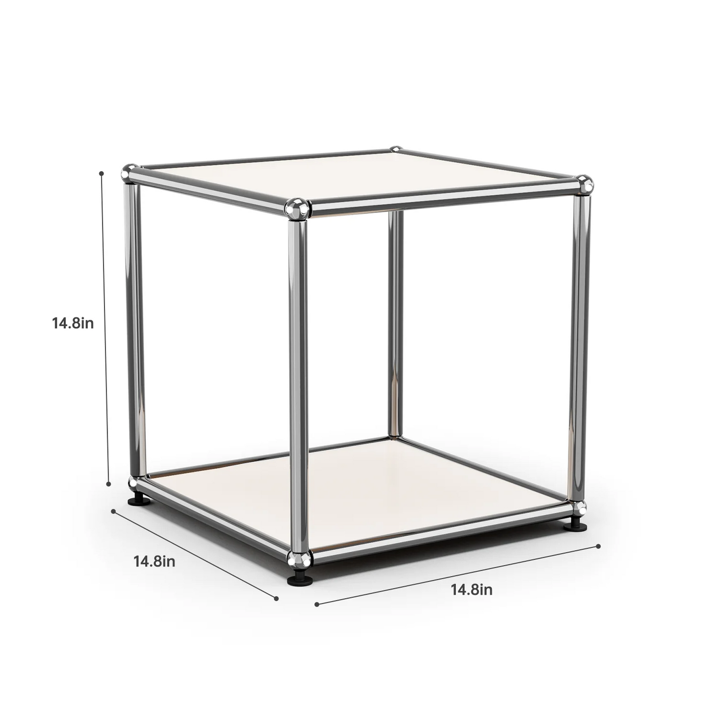 Modern Modular Metal Storage Cabinet Freestanding Organizer
