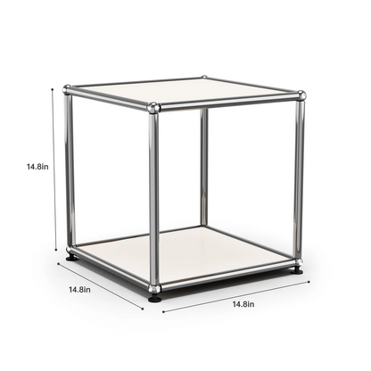 Modern Modular Metal Storage Cabinet Freestanding Organizer