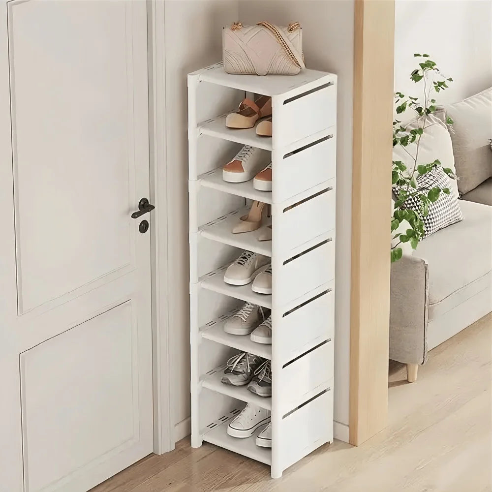 Dustproof Single-Row Multi-Layer Shoe Storage