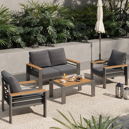 Outdoor Patio Furniture Set, with Coffee Table