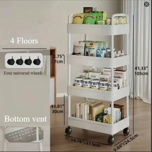 Multifunctional Rolling Utility Cart