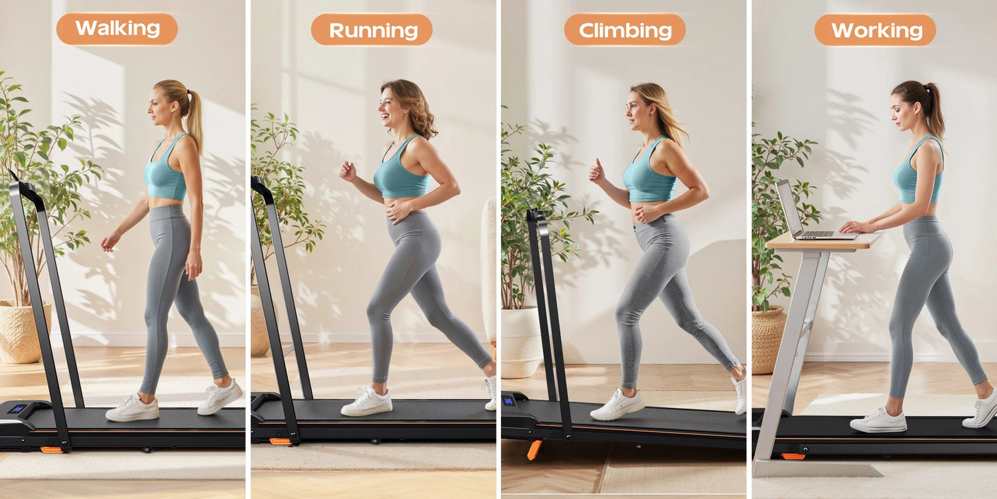 4 in 1 Climbing Treadmill with Handle Bar