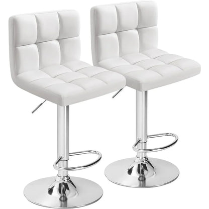 Pu Leather Swivel Adjustable Hydraulic Bar Stool