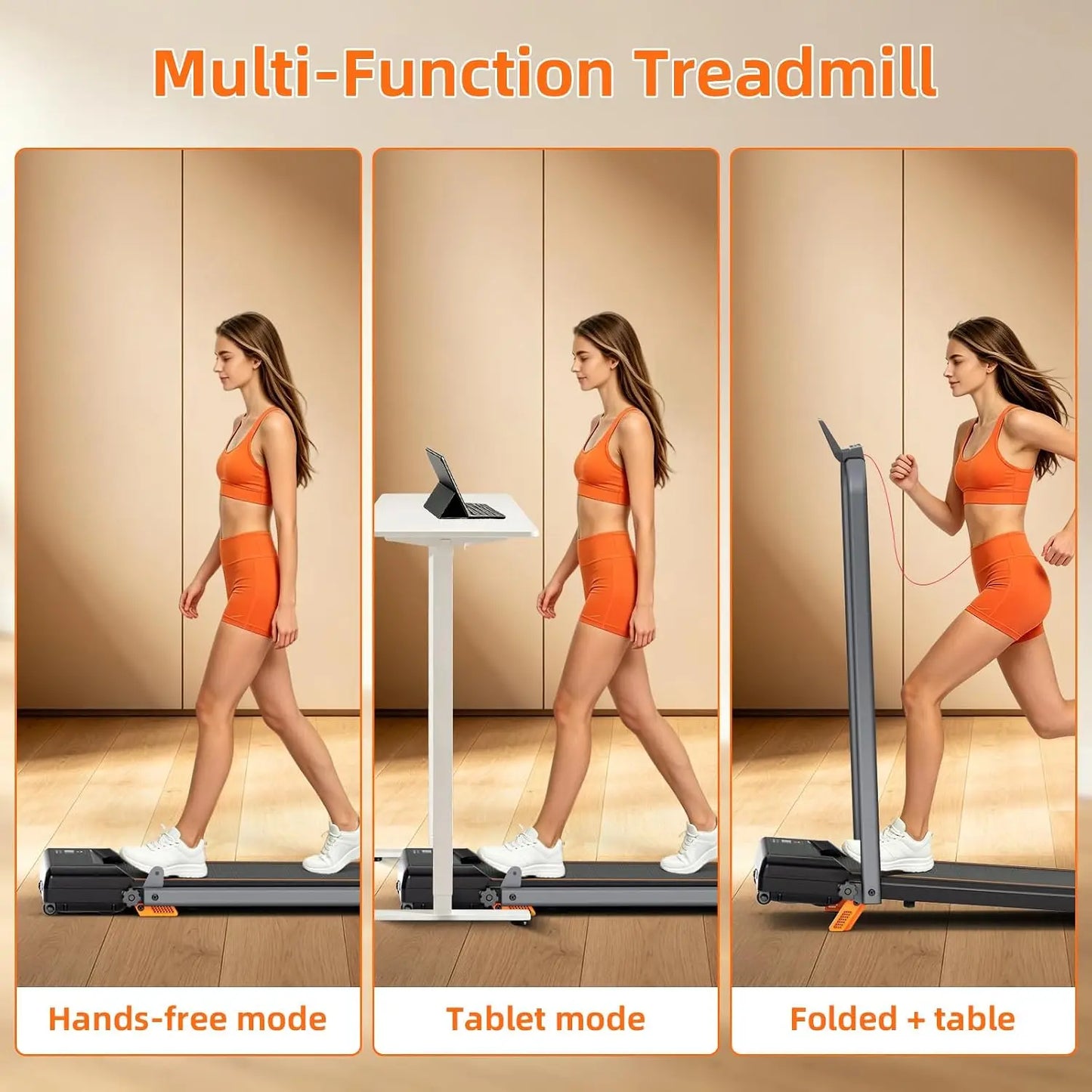 3.0HP 12% Incline Treadmill with Remote